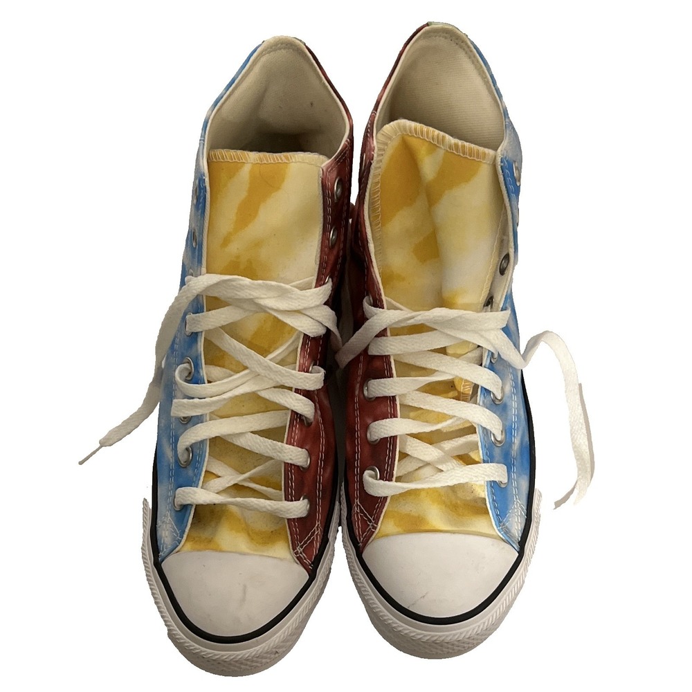 Converse Chuck Taylor All Star High Top Tie-Dye Canvas Mens Size 9 Wmns Size 11 - Picture 3 of 7